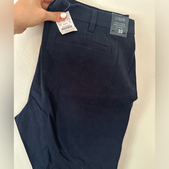 NWT j crew high rise girlfriend chino pant size 28 navy - Picture 5 of 7